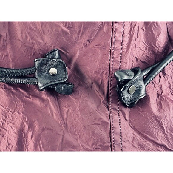 BURBERRY BUCKLEIGH NYLON PURPLE TOTE BAG* - Picture 14 of 16